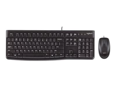 Logitech keyboard mouse-set MK120 - AZERTY - black_3