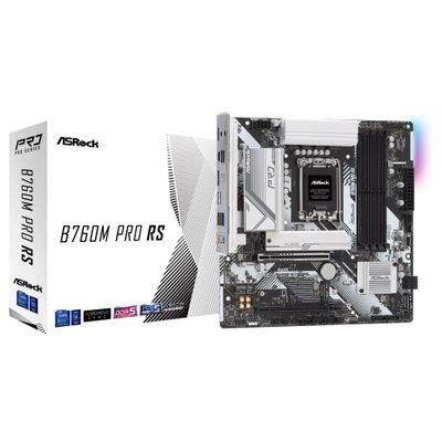 ASRock Mainboard B760M PRO RS - Micro ATX - Socket LGA1700 - Intel B760_thumb