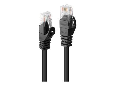 Cable Lindy Cat6 U/UTP 0,3m Black_thumb