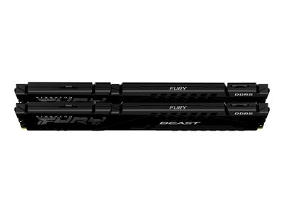Kingston RAM FURY Beast - 64 GB (2 x 32 GB Kit) - DDR5 6000 DIMM CL30_2