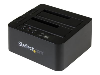 StarTech.com Standalone Hard Drive Duplicator, Dual Bay HDDSSD ClonerCopier, USB 3.1 (10 Gbps) to SATA III (6Gbps) HDDSSD Docking Station, Hard Disk Duplicator Dock - Hard Drive Cloner - hard drive duplicator_1