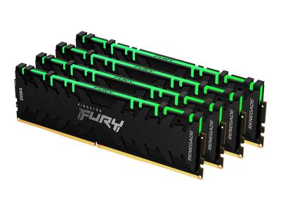 Kingston RAM FURY Renegade - 32 GB (4 x 8 GB Kit) - DDR4 3600 UDIMM CL16_thumb