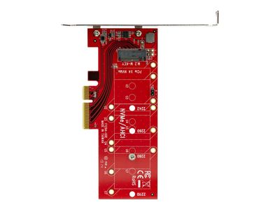 StarTech.com M2 PCIe SSD Adapter - x4 PCIe 3.0 NVMe / AHCI / NGFF / M-Key - Low Profile and Full Profile - SSD PCIe M.2 Adapter (PEX4M2E1) - interface adapter - M.2 Card - PCIe x4_4