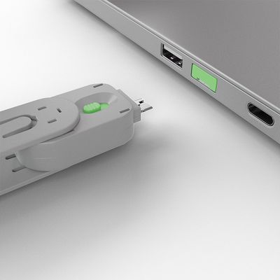 Lindy 40451 Schnittstellenblockierung Schnittstellenblockierung + Schlüssel USB Typ-A Grün Acrylnitril-Butadien-Styrol (ABS) 5 Stück(e)_4