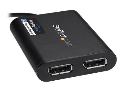 StarTech.com USB 3.0 to Dual DisplayPort Adapter 4K 60Hz, DisplayLink Certified, Video Converter with External Graphics Card - Mac & PC (USB32DP24K60) - DisplayPort adapter - USB Type A to DisplayPort - 30 cm_9