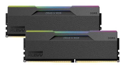 KLEVV RAM Cras V RGB Obsidian Black- 32 GB (2 x 16 GB Kit) - DDR5 6000 UDIMM CL28_thumb