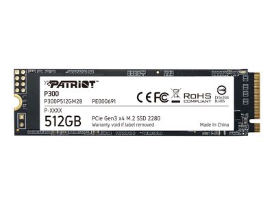 Patriot SSD P300 - 512 GB - M.2 2280 - PCIe 3.0 x4 NVMe_thumb