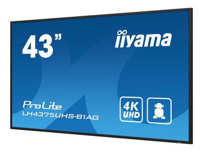iiyama ProLite LH4375UHS-B1AG 43" Class (42.5" viewable) LED-backlit LCD display - 4K - for digital signage_3