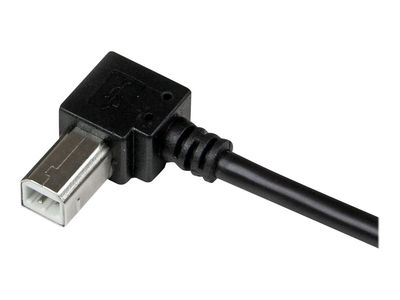 StarTech.com 1m USB 2.0 A to Right Angle B Cable Cord - 1 m USB Printer Cable - Right Angle USB B Cable - 1x USB A (M), 1x USB B (M) (USBAB1MR) - USB cable - 1 m_3