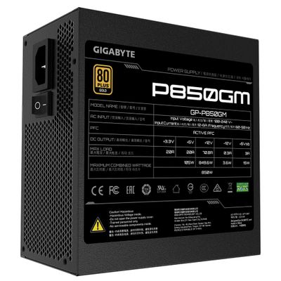 GIGABYTE P850GM power supply unit 850 W 20+4 pin ATX ATX Black_2