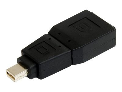 StarTech.com Mini DisplayPort auf DisplayPort Adapter / Konverter - St/Bu - Mini DP (Stecker) zu DP (Buchse) - Schwarz - DisplayPort-Adapter_1