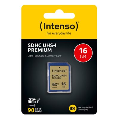 Intenso Premium - Flash-Speicherkarte - 16 GB - SDHC UHS-I_2