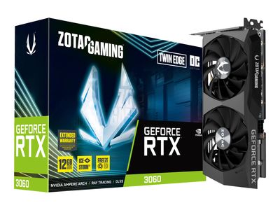 ZOTAC GAMING GeForce RTX 3060 Twin Edge OC - graphics card - GF RTX 3060 - 12 GB_thumb