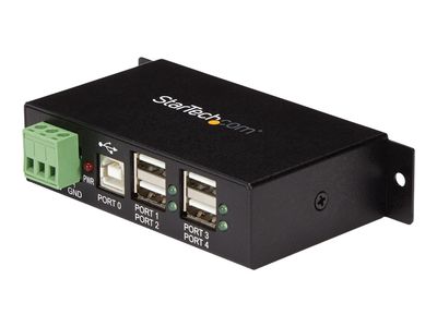 StarTech.com Rackmount USB 2.0 Hub - 4 Port Rugged Industrial USB 2.0 Hub - Hub - 4 Anschlüsse_1