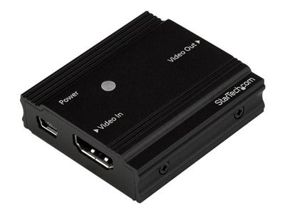 StarTech.com 115 ft. (35 m) 4K HDMI Extender - HDMI Extender - Up To 4K60 - Amplifier/Booster - HDMI to HDMI Booster (HDBOOST4K) - video/audio extender - HDMI_thumb