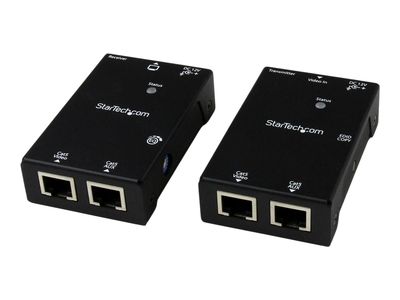 StarTech.com HDMI Over CAT5/CAT6 Extender with Power Over Cable - 165 ft (50m) HDMI Video/Audio Over Dual Ethernet Cable Extender (ST121SHD50) - video/audio extender_thumb