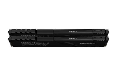 Kingston RAM FURY Beast - 16 GB (2 x 8 GB Kit) - Low Profile - DDR4 3600 DIMM CL17_2