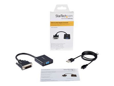 StarTech.com DVI-D auf VGA Aktives Video Adapter/ Konverter Kabel - DVI zu VGA Wandler Box Stecker / Buchse - 1920x1200 - 1080p - Videoadapter - 24.8 m_thumb