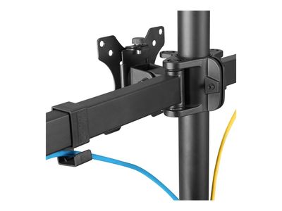 Neomounts FPMA-D550D3 mounting kit - full-motion - for 3 LCD displays - black_5