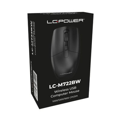 Mouse LC-Power LC-M722BW 2,4-GHz 1000 bis 1600 dpi_4