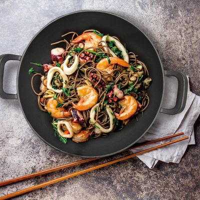 FireRocket cast iron wok - 34 cm_7