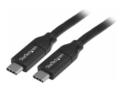 StarTech.com USB-C Kabel mit Power Delivery (5A) - St/St - 4m - USB 2.0 - Zertifiziert - USB 2.0 Typ-C Kabel - 100W/5A - USB Typ-C-Kabel - 4 m_thumb