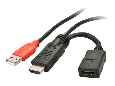 Adap Lindy HDMI M/F mit USB A Stecker_thumb