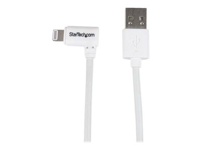 StarTech.com 2m Gewinkeltes Lightning USB Kabel - Weiß - Apple MiFi Zertifiziert - Lightning-Kabel - Lightning / USB - 2 m_thumb