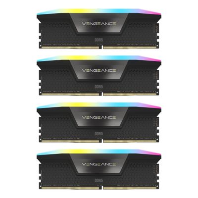 CORSAIR Vengeance RGB - DDR5 - Kit - 96 GB: 4 x 24 GB - DIMM 288-PIN - 6400 MHz / PC5-51200 - ungepuffert_2