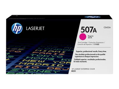 HP 507A - magenta - original - LaserJet - toner cartridge (CE403A)_thumb