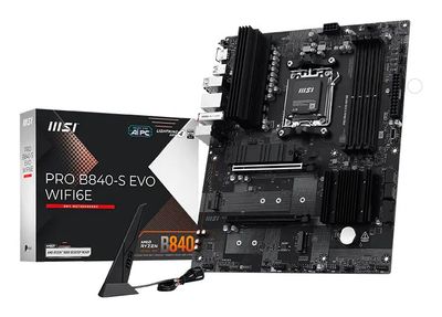 MSI Pro B840-S EVO WIFI6E AMD B840 Socket AM5 ATX_thumb