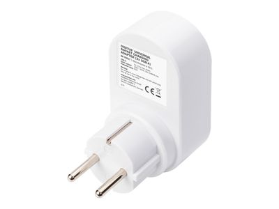 Digitus Universal socket adapter DA-70617 - 2x USB-A / earthed socket_3