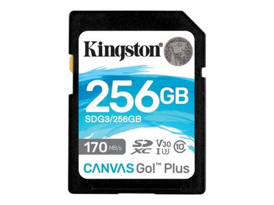 Kingston Canvas Go! Plus - flash memory card - 256 GB - SDXC UHS-I_thumb