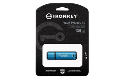 Kingston USB-Stick IronKey Vault - USB 3.2 Gen 1 (3.1 Gen 1) - 128 GB - Blue_3