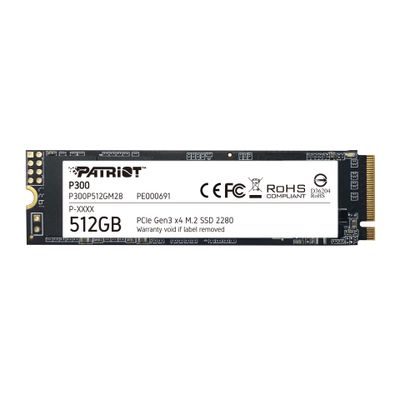 Patriot SSD P300 - 512 GB - M.2 2280 - PCIe 3.0 x4 NVMe_thumb