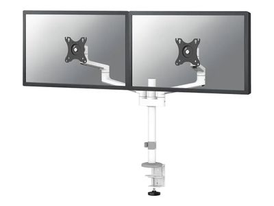 Neomounts DS60-425WH2 Befestigungskit - Voll beweglich - für 2 Monitore - weiß_1