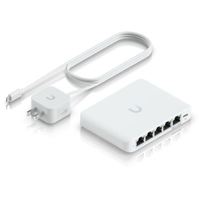 Ubiquiti UniFi Flex Mini 2.5G Switch IGP-0401 - 5 Ports - 4x GE (100/1000/2500) - 1x PoE_3
