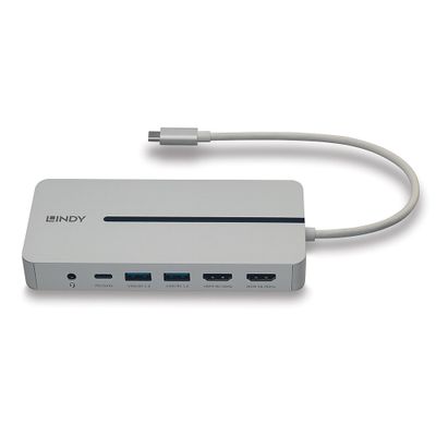 Lindy DST-Mx Duo USB-C Laptop/MacBook Mini Docking Station with Dual Display (4K) and 100W Pass-Through Charging_3