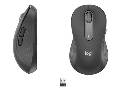 Logitech Signature M650 L LEFT - mouse - large size - 2.4 GHz, Bluetooth - graphite_3