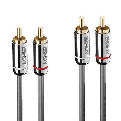 Lindy 35348 Audio-Kabel 5 m 2 x RCA Anthrazit_thumb