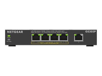 NETGEAR 300 Series GS305P - Version 3 - Switch - SOHO - 5 Anschlüsse - unmanaged_thumb