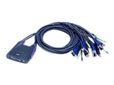 ATEN Petite CS64US - KVM-/Audio-/USB-Switch - 4 Anschlüsse_thumb