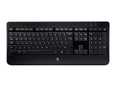 Logitech Tastatur K800 - NSEA-Layout - Schwarz_thumb