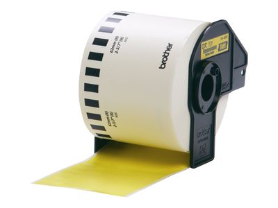 Brother labels DK44605 - Yellow_1