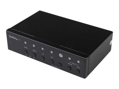 StarTech.com Multi-Input HDBaseT Extender mit eingebautem Switch - DisplayPort/VGA/HDMI über CAT5/CAT6 - bis zu 4K_2