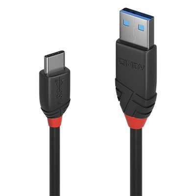 Lindy USB cable Black Line - USB-A / USB-C - 1.5 m_thumb