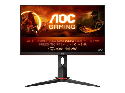 AOC Gaming C24G2AE/BK - LED monitor - curved - Full HD (1080p) - 24"_thumb