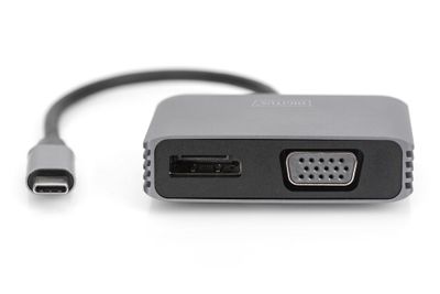 DIGITUS Grafik-Adapter DA-70827 - USB-C zu VGA / DisplayPort - 20 cm_3