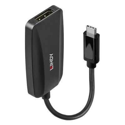 Lindy 43337 Videokabel-Adapter 0,13 m USB Typ-C DisplayPort Schwarz_thumb