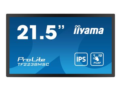 Iiyama Touch LED-Display ProLite TF2238MSC-B1 - 54.5 cm (21.5") - 1920 x 1080 Full HD_thumb